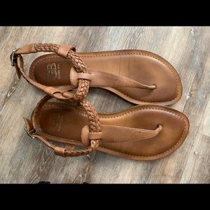 Gianni bini brown strappy sandals